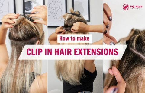 How to make Clip In Hair Extensions like a Pro -  A Comprehensive DIY Guide
